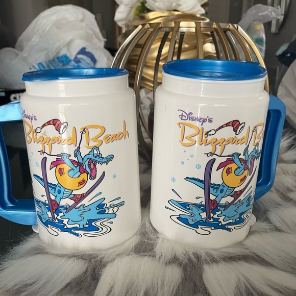 Disney Kitchen Disneys Blizzard Beach Refill Cup Park Souvenir Rare